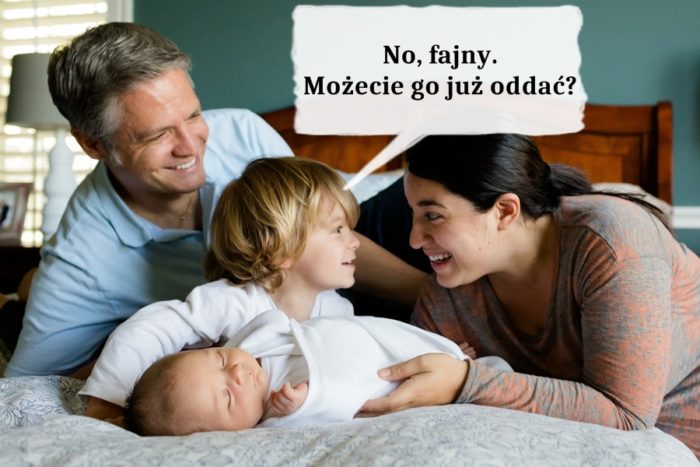 pierwszy dzień z noworodkiem